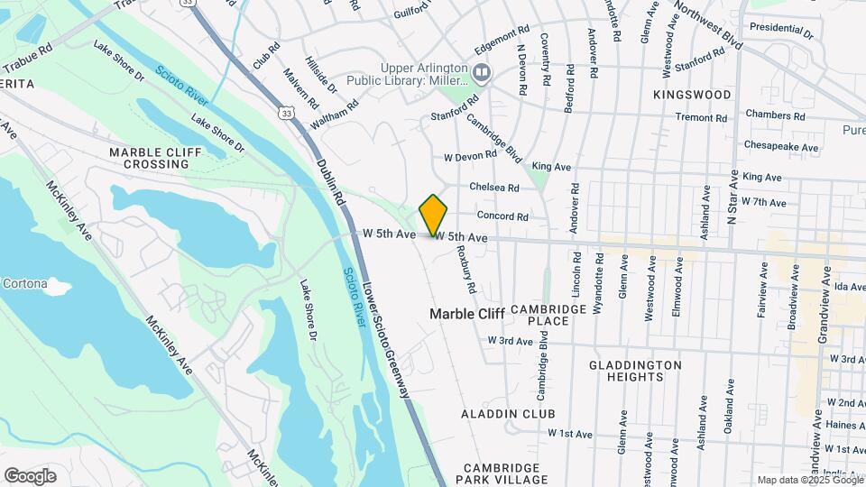 2109 W 5th Ave Mapa y Detalles de la Ubicación