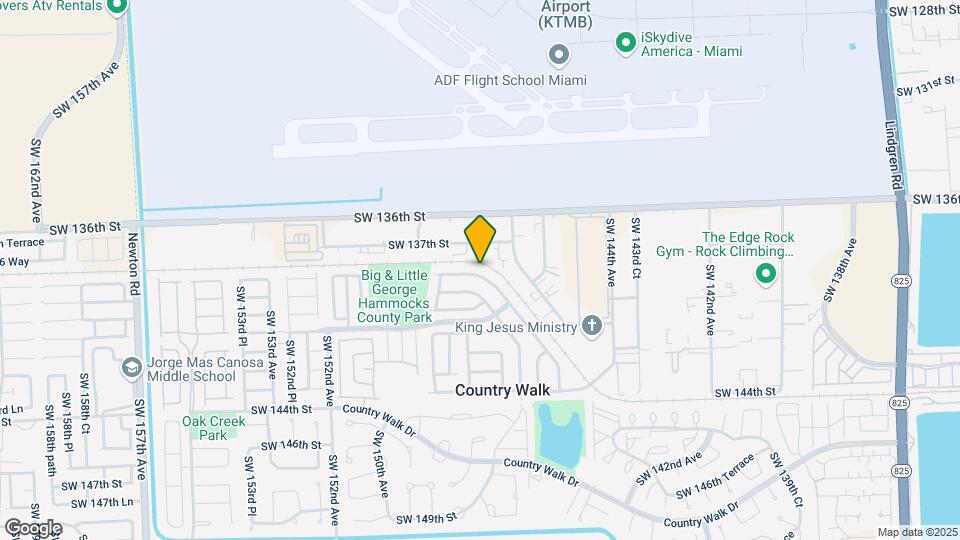 14771 SW 138th Terrace Map and Location Details