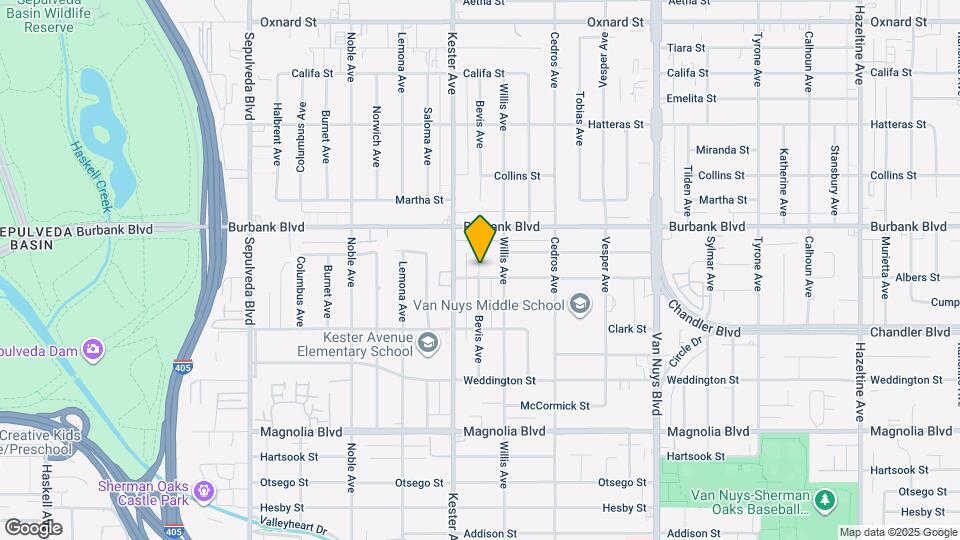 5506 Bevis Ave Map and Location Details