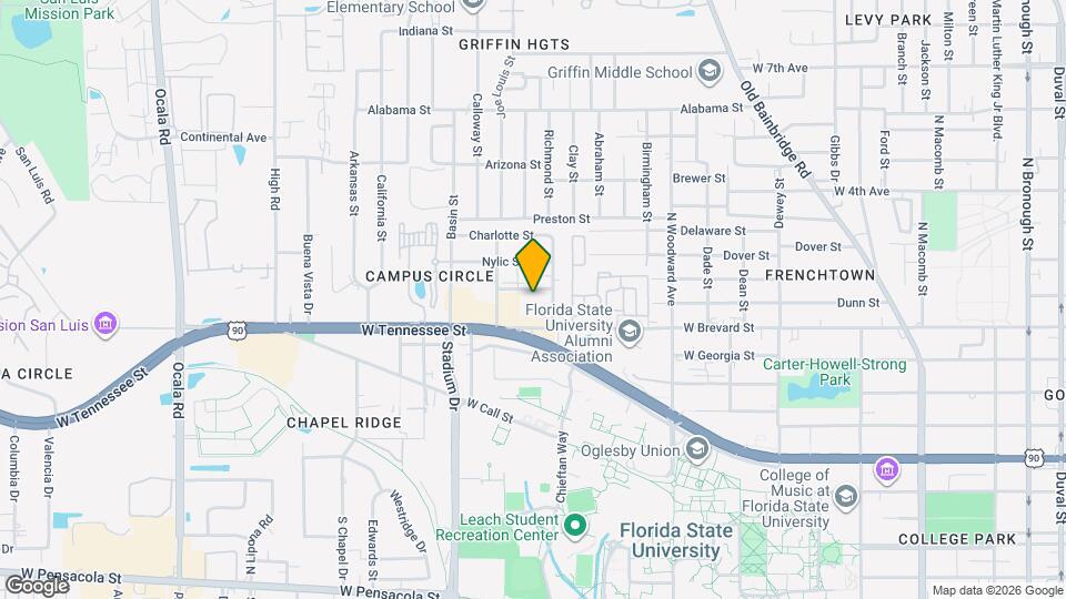 1317 Hancock St Map and Location Details