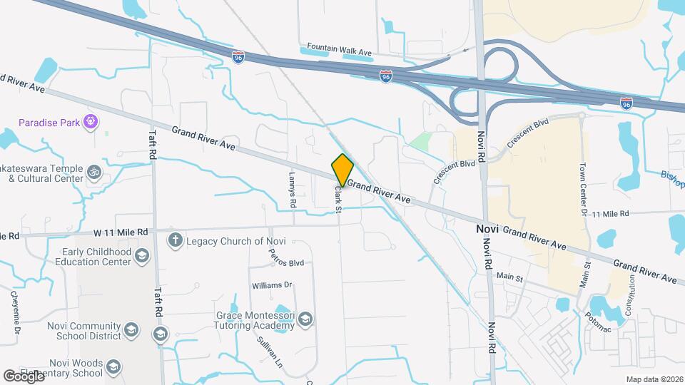 44179 Grand River Ave Map and Location Details