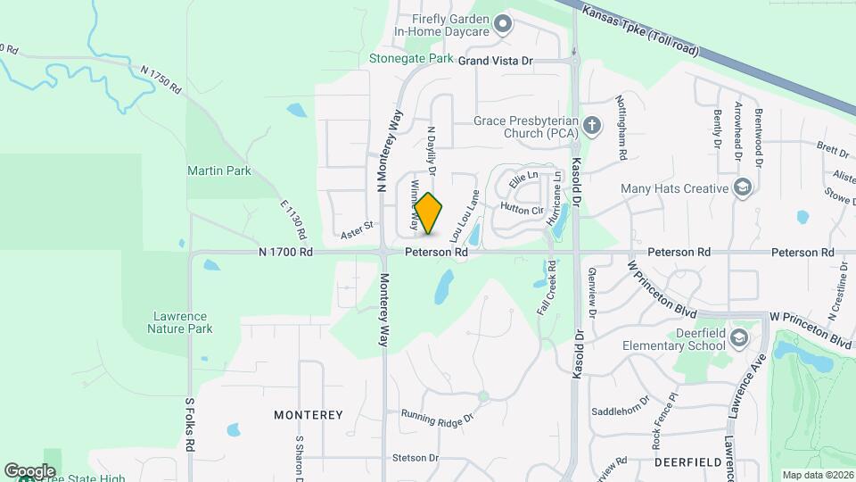 3707 Tucker Trail Map and Location Details