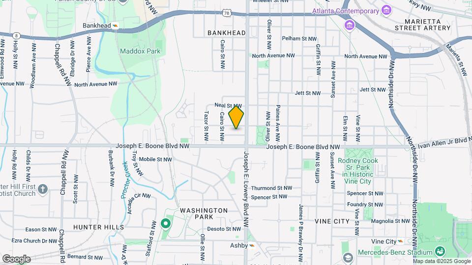 939 Division St NW Map and Location Details