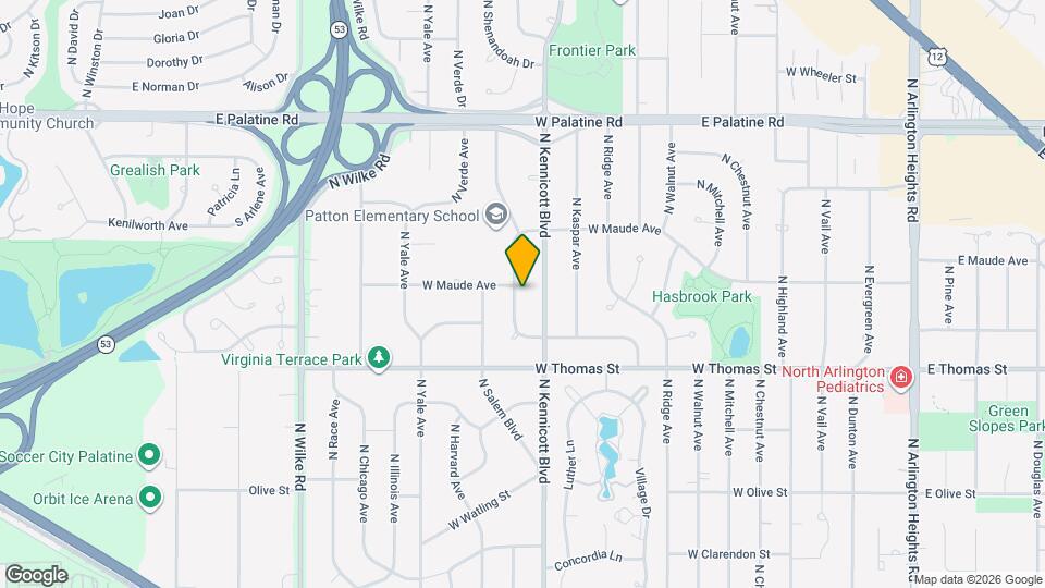 1525 N Patton Ave Mapa y Detalles de la Ubicación