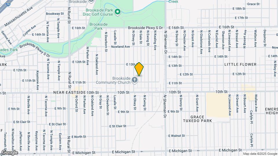 1114 N Gale St Map and Location Details