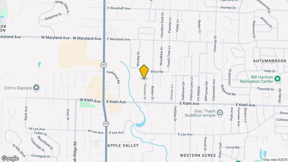 Hidden Valley Apts Map and Location Details