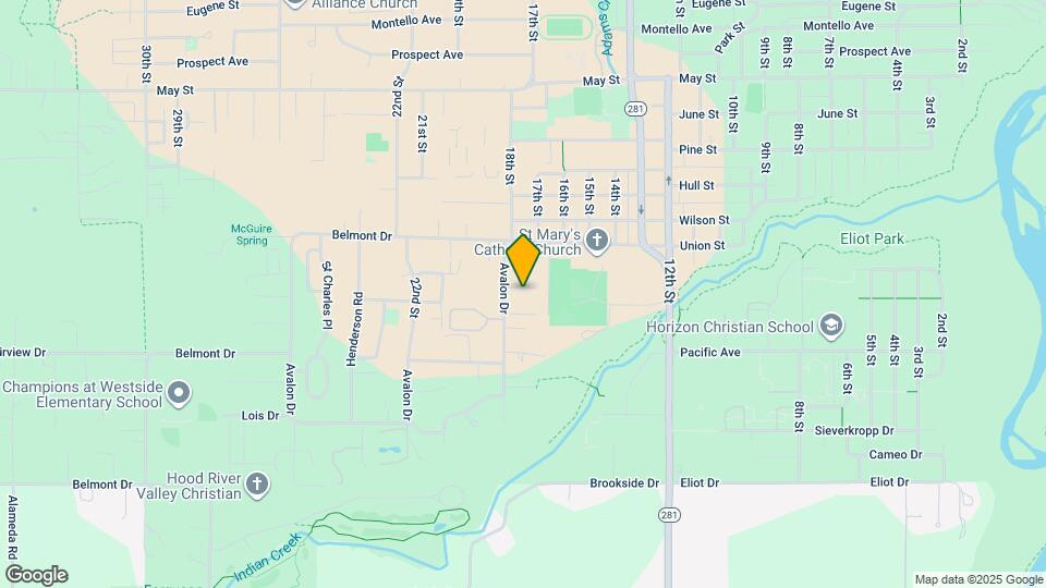 1709 Avalon Pl Map and Location Details