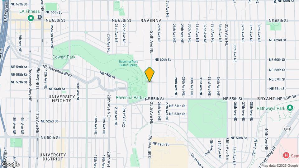 5543 25th Ave NE Map and Location Details