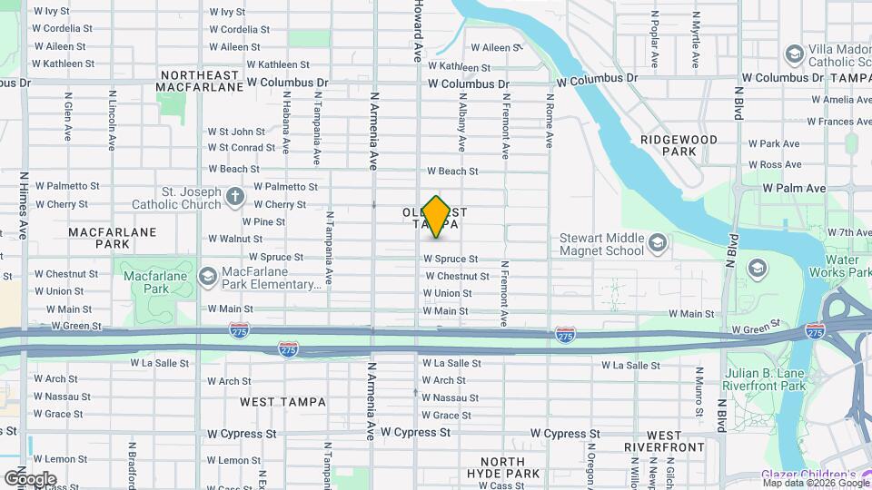 2128 W Walnut St Map and Location Details