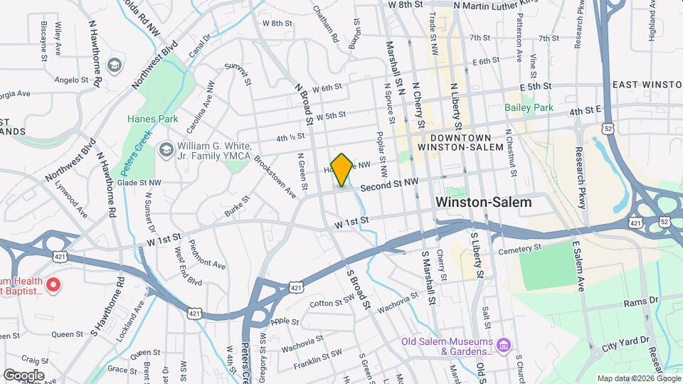 664 W 2nd St Map and Location Details