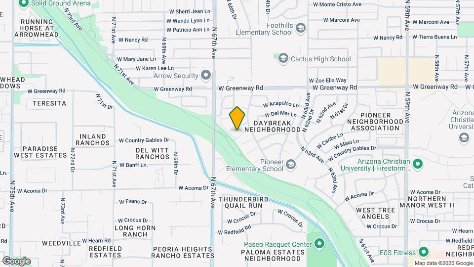 6648 W Maui Ln Map and Location Details