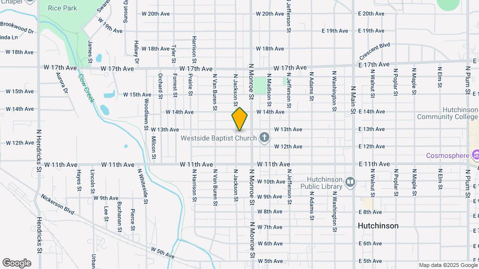 515 W 13th Ave Map and Location Details