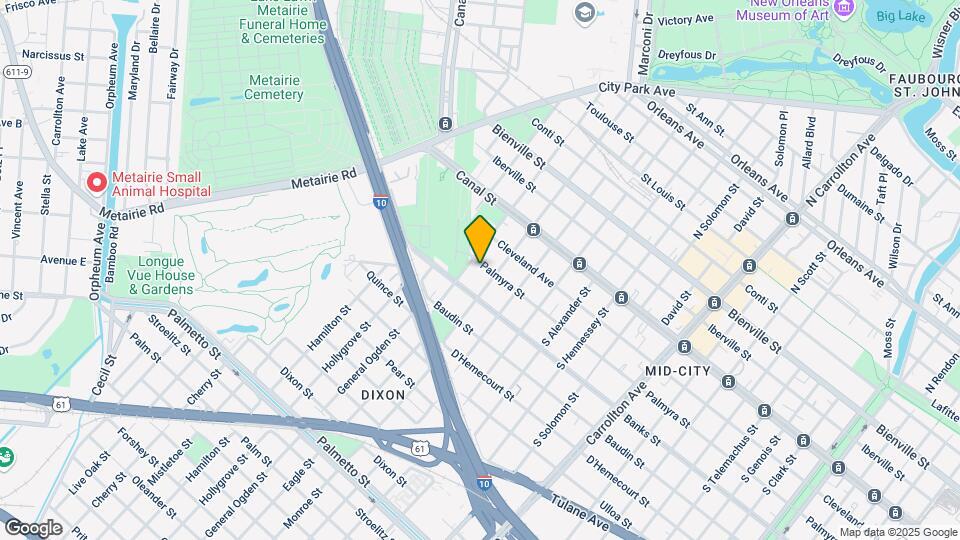 4722 Palmyra St Mapa y Detalles de la Ubicación