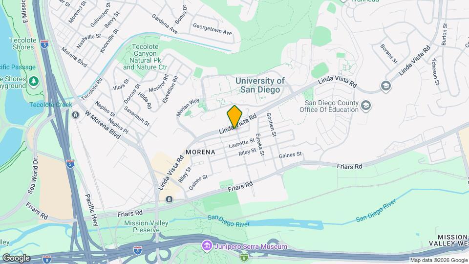 5674 Mildred St Map and Location Details