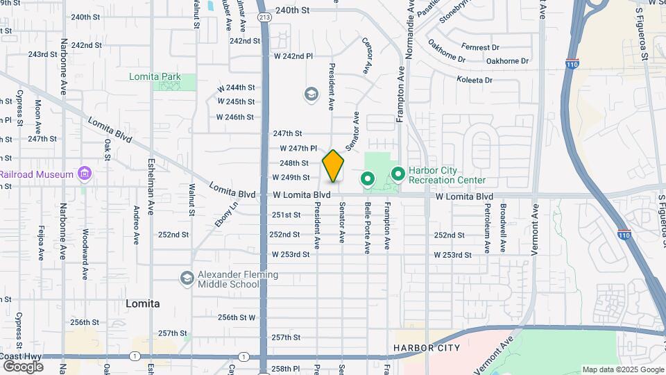 1437 Lomita Blvd, Unit #325 Map and Location Details