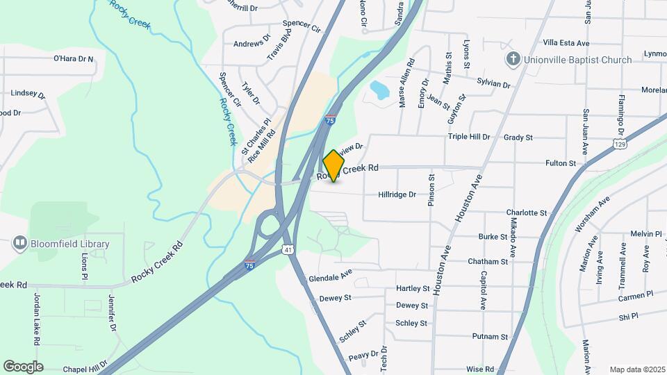 1337 Hillridge Dr Map and Location Details