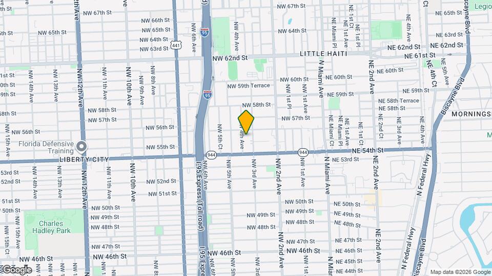 5511 NW 4th Ave Mapa y Detalles de la Ubicación