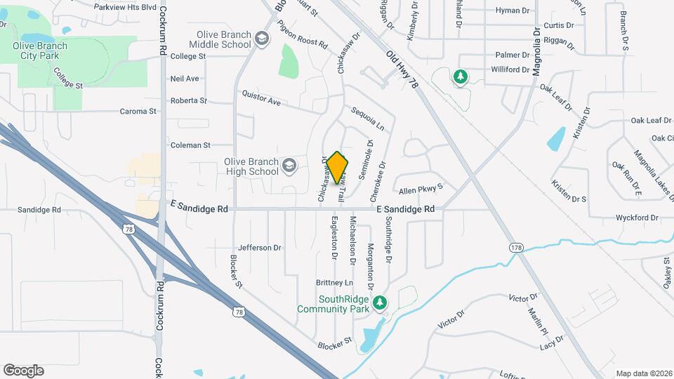 6063 Choctaw Trail Map and Location Details