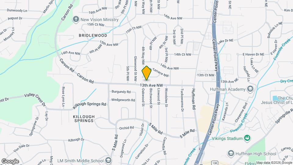 308 13th Ave NW Map and Location Details