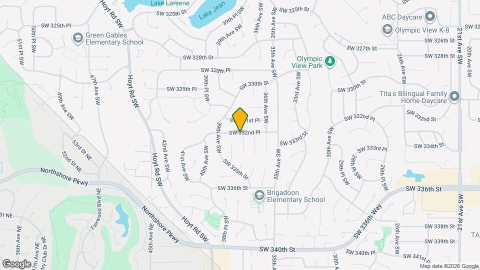 3725 SW 332nd Pl Map and Location Details