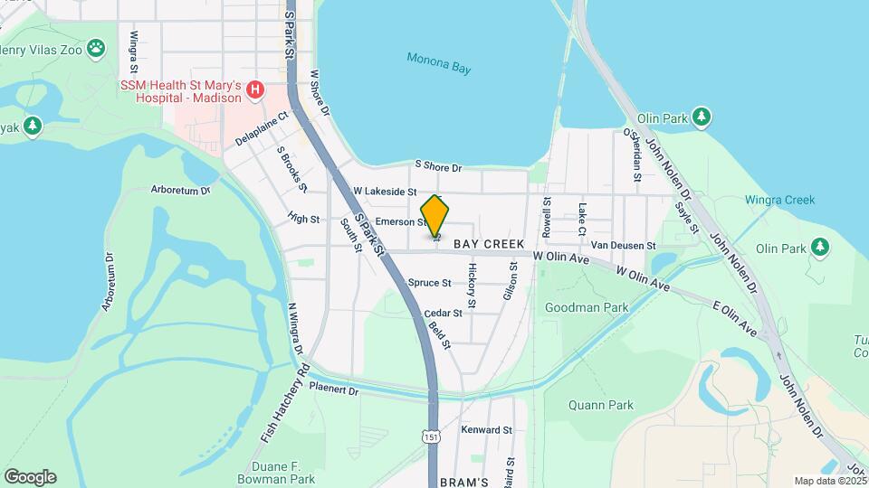702 W Olin Ave, Unit 2 Map and Location Details