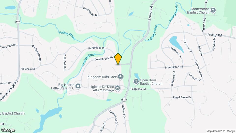 7141 Barkbridge Rd Map and Location Details