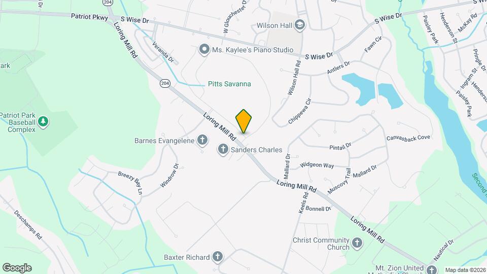 870 Curlew Cir Map and Location Details