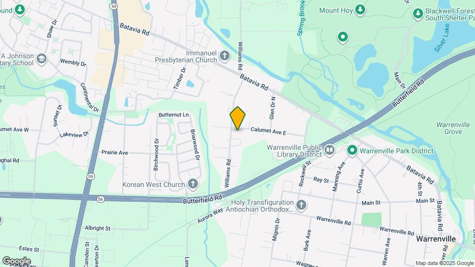 29W211 Calumet Ave E Map and Location Details