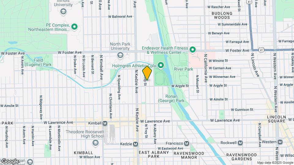 5011 N Troy St, Unit Troy Map and Location Details