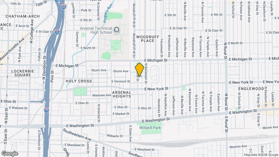 415 N Walcott St Mapa y Detalles de la Ubicación
