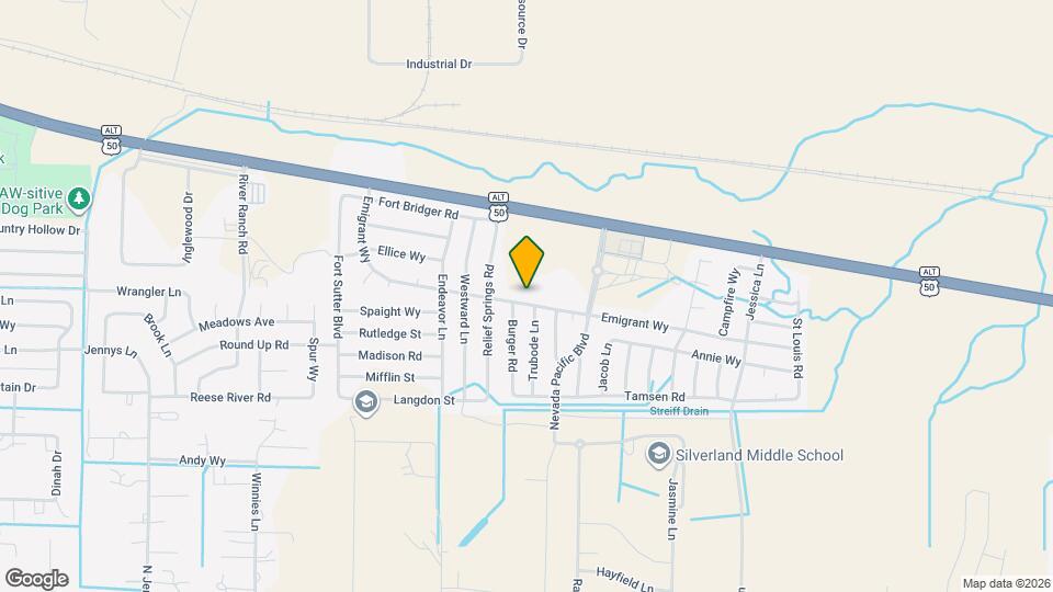 290 Emigrant Way Map and Location Details