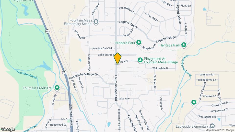 7202 Moss Bluff Ct Map and Location Details