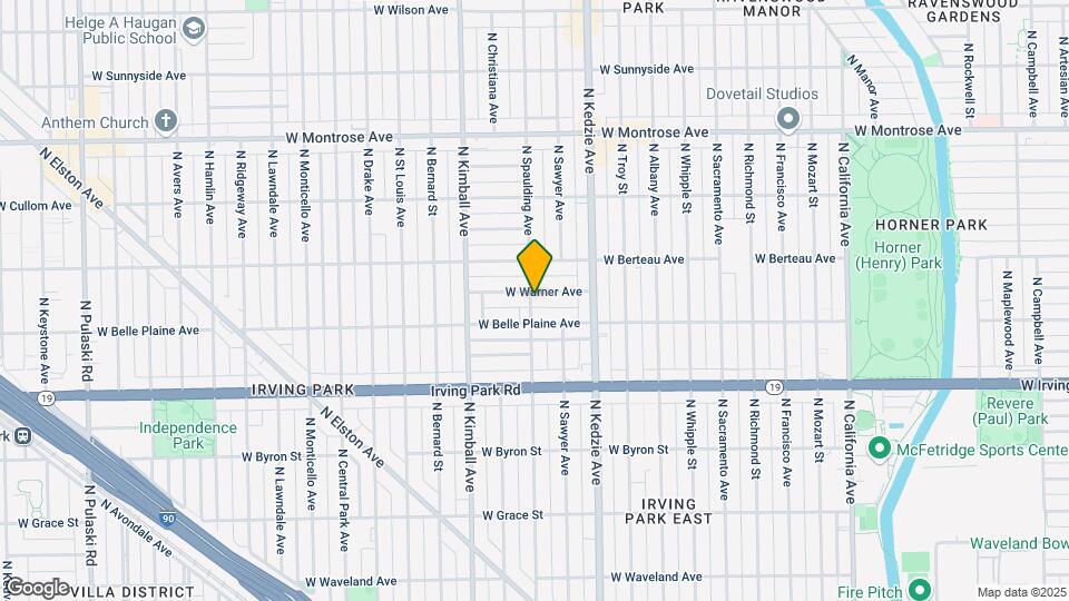 4115 N Spaulding Ave Mapa y Detalles de la Ubicación