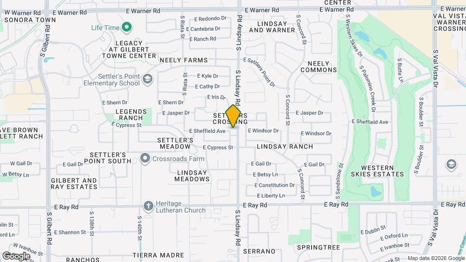 1295 S Honeysuckle Ln Map and Location Details