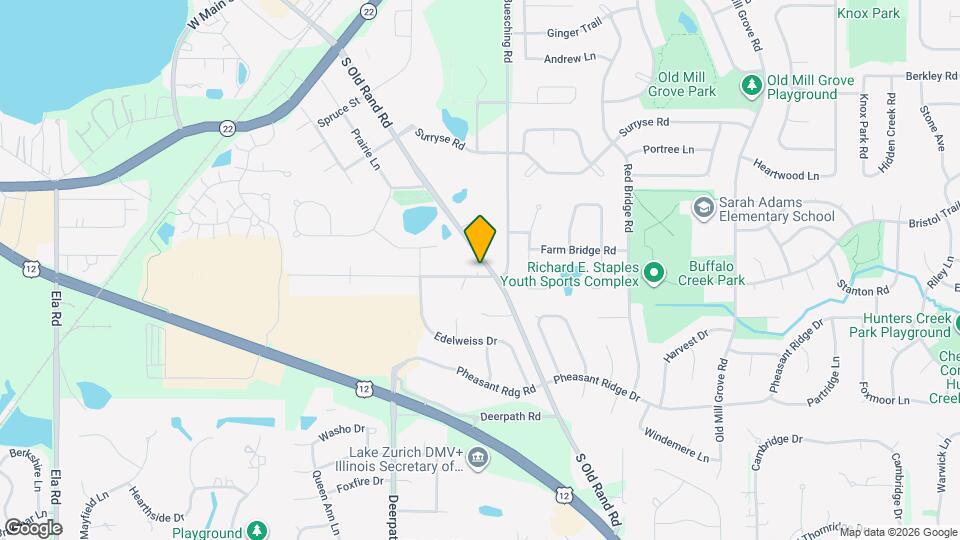 480 W Grand Ave Map and Location Details