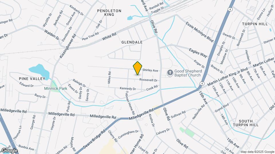 2019 Roosevelt Dr Map and Location Details