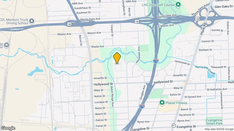 5818 Comish Dr Map and Location Details