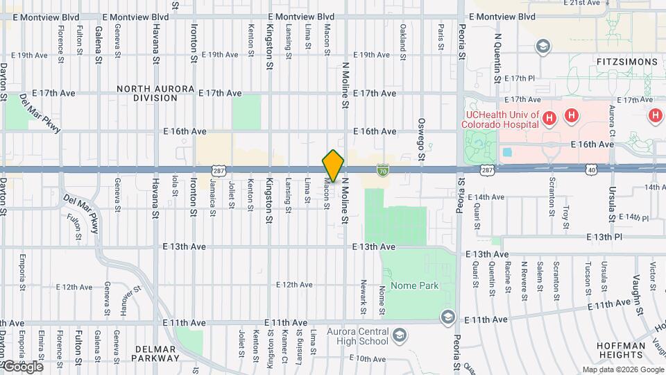 1438 Macon St Map and Location Details