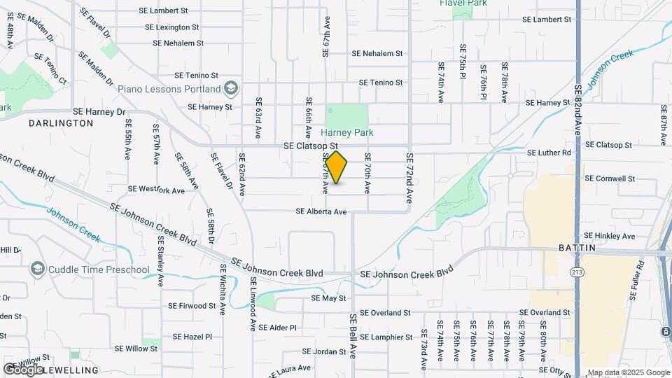 6731 SE Fern Ave Map and Location Details