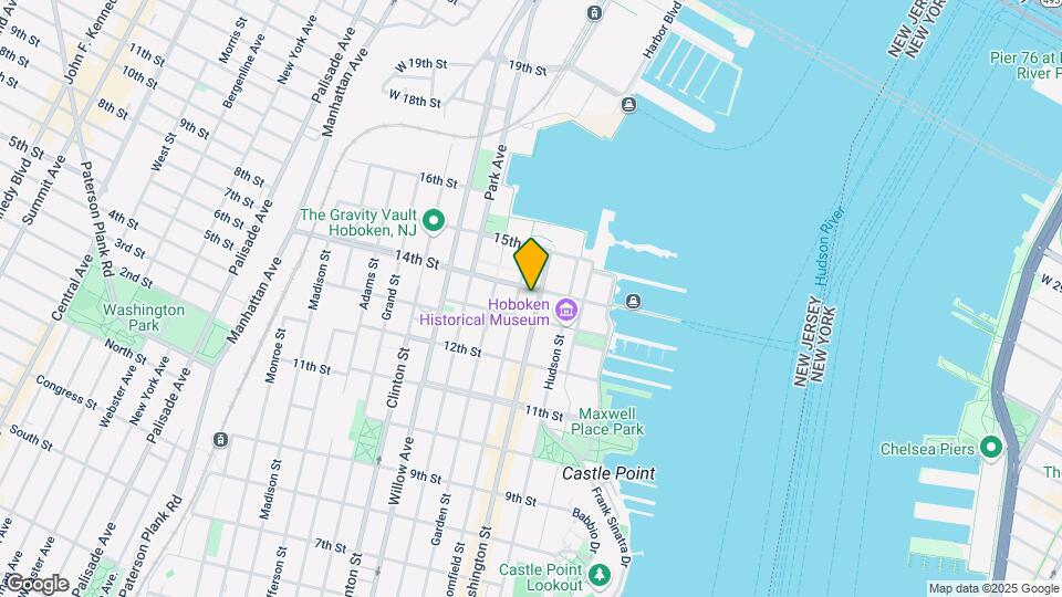 1314 Washington St Map and Location Details