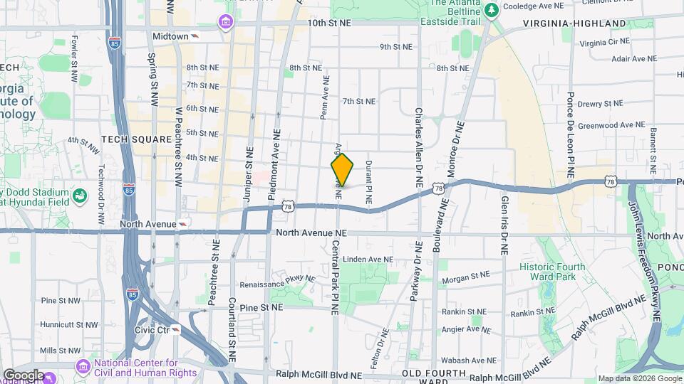 685 Argonne Ave NE Map and Location Details