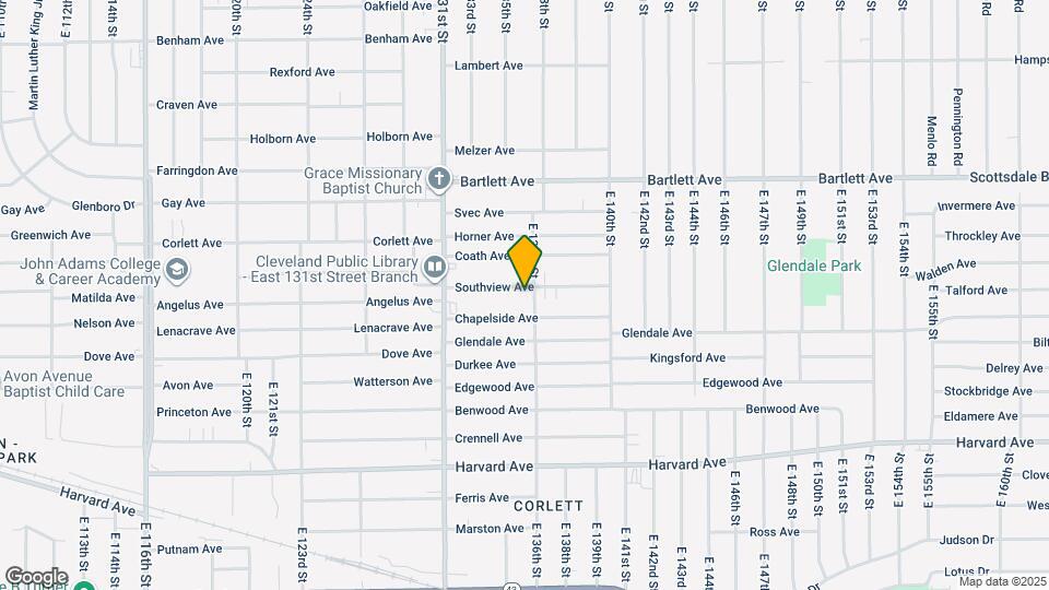 13504 Southview Ave Map and Location Details