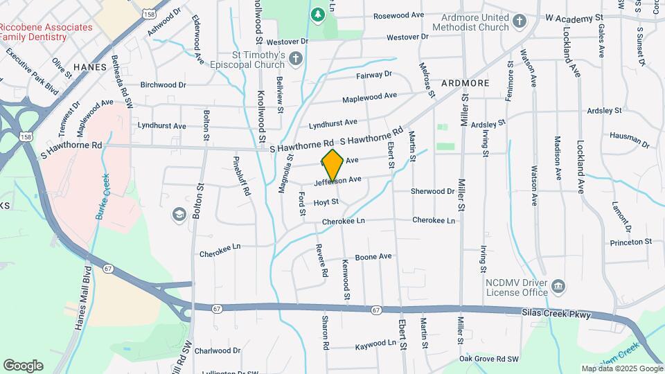 2406 Jefferson Ave Map and Location Details