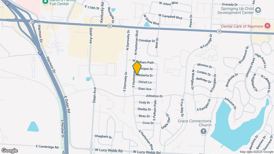 1709 Roberta Dr Map and Location Details