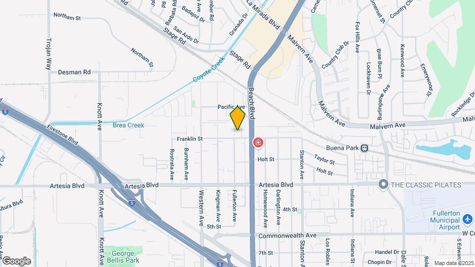 5690 Fullerton Ave Map and Location Details