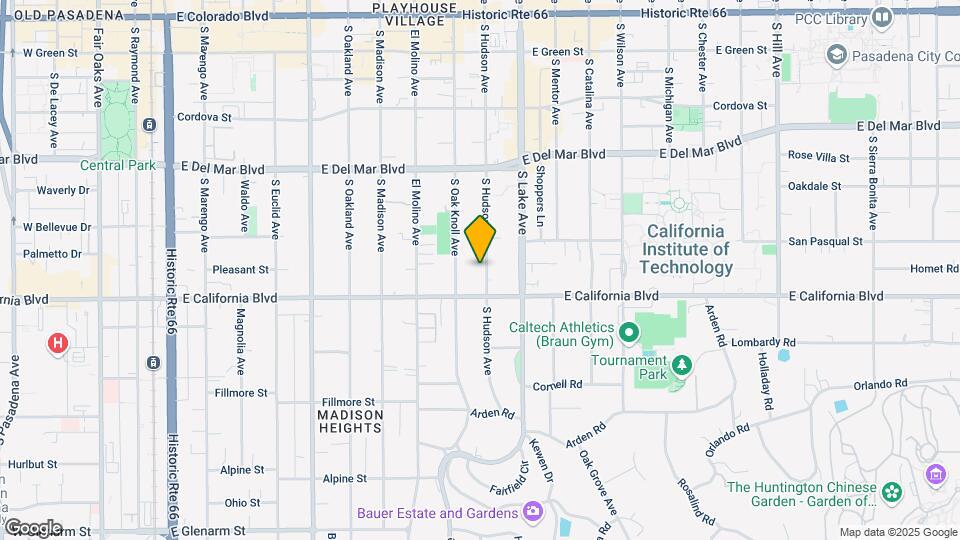 523 S Hudson Ave Map and Location Details
