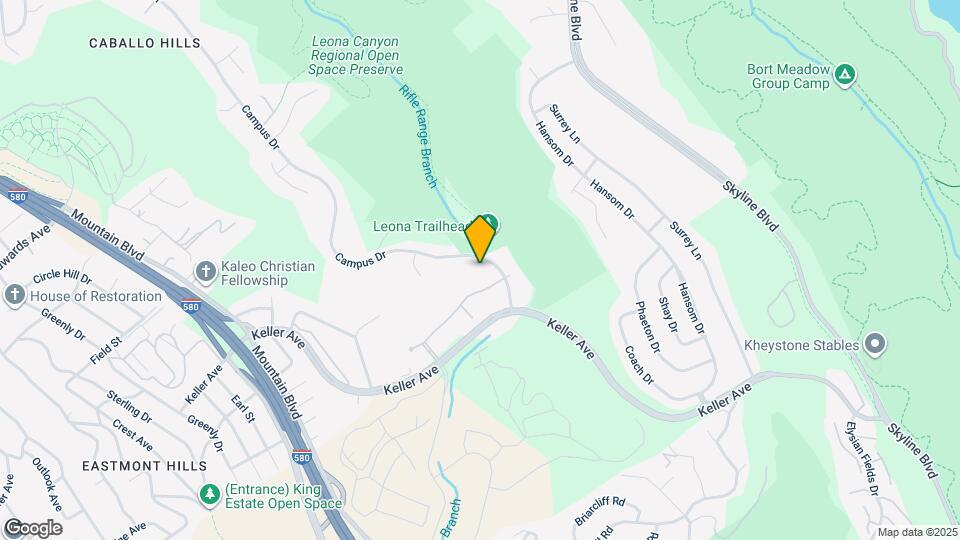 645 Canyon Oaks Dr Map and Location Details