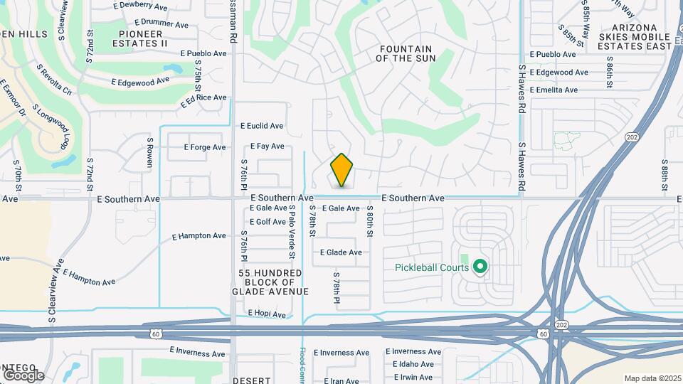 7857 E Flossmoor Ave Map and Location Details