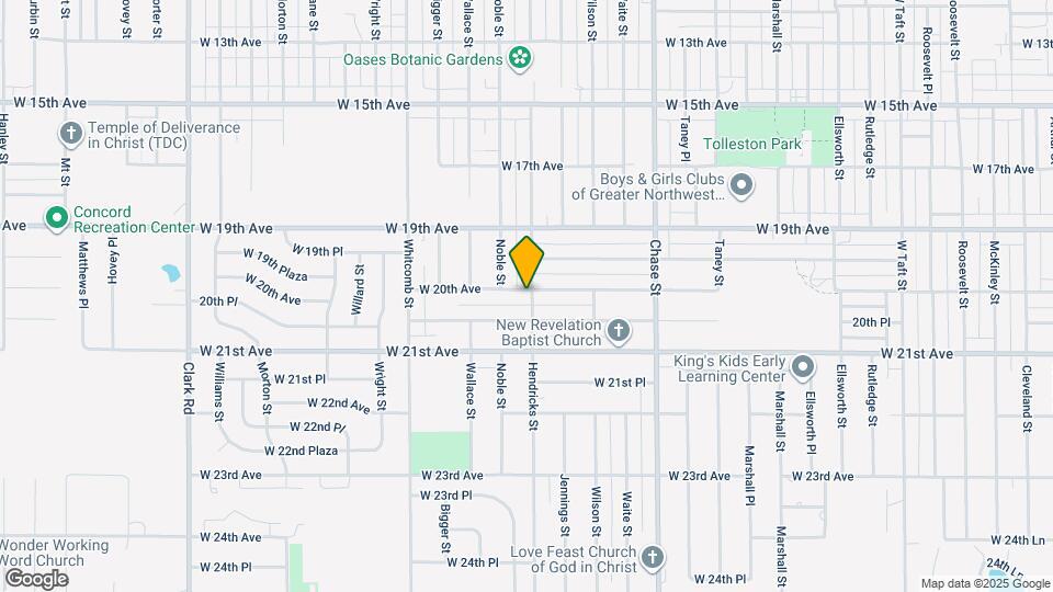 3507 W 20th Ave Map and Location Details