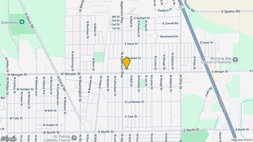 510 E Morgan St Map and Location Details